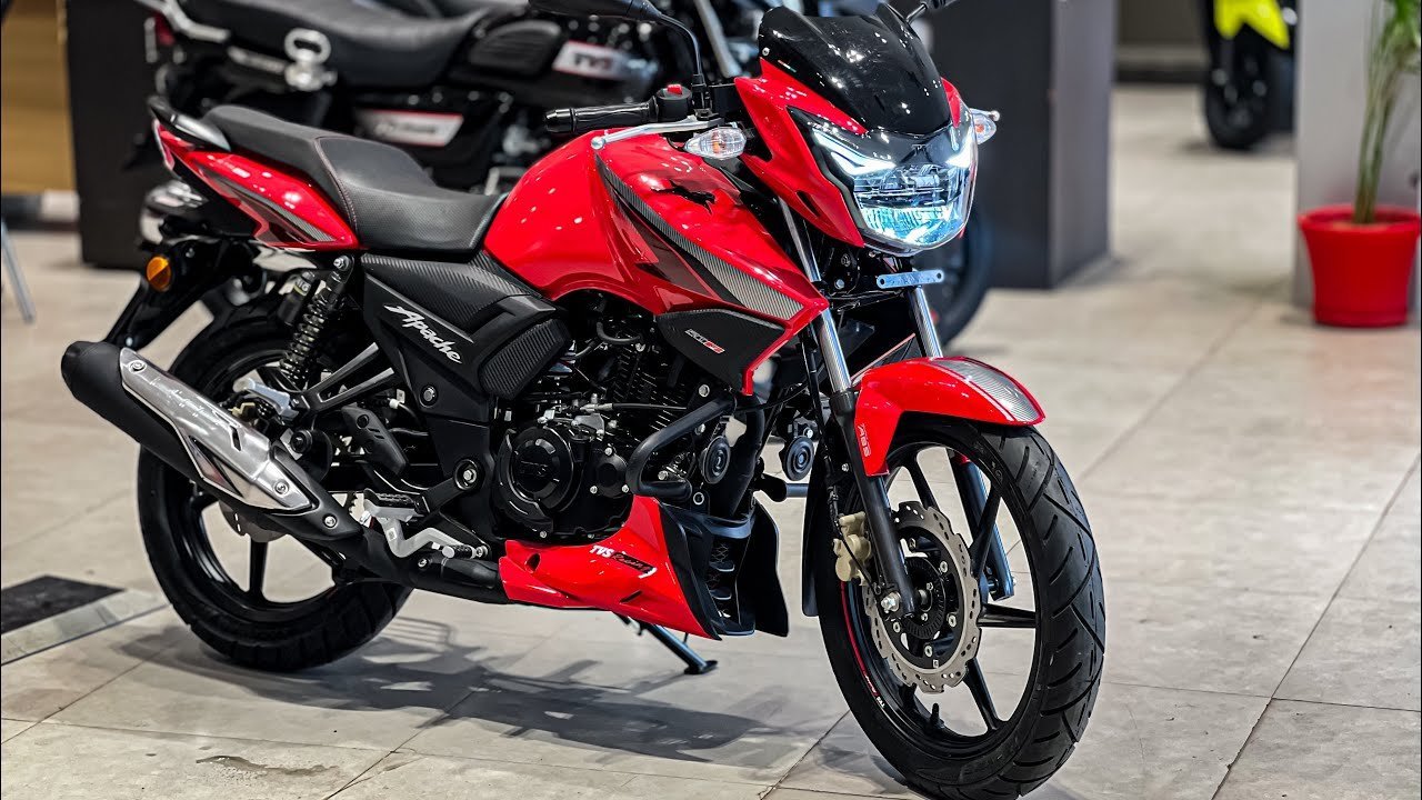 New TVS Apache RTR 160 4V Bike With 65kmpl Mileage And TVS Smart Xonnect Technology, Great Pick Up, New Looks And Unique Colours, Check It Out Now